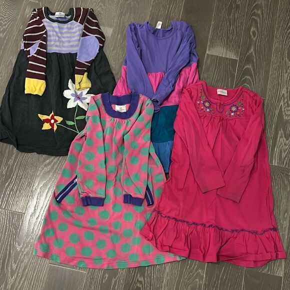 Hanna Andersson 120/6-7 Dress Lot - Picture 1 of 6